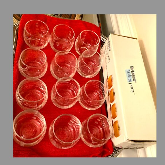 Pier 1 Vintage Tasting Party: 4-piece tasting glassware set, w/ 4 spoons. NEW!! - Picture 9 of 9